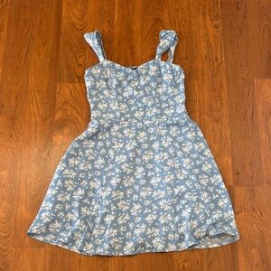 Light Blue Floral Sundress